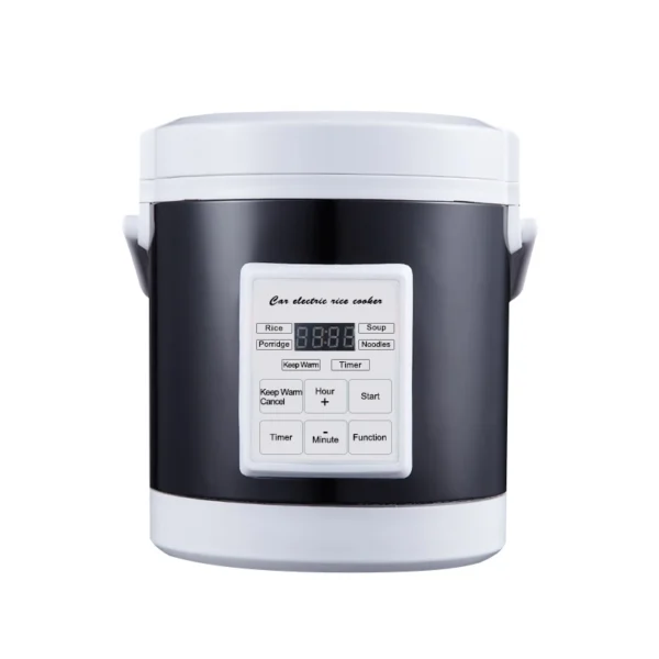 H8bb76b63344348ff8054f4b4b9b9211bt.webp 12V/24V Mini Car Rice Cooker - 1.6L Portable Food Warmer & Steamer