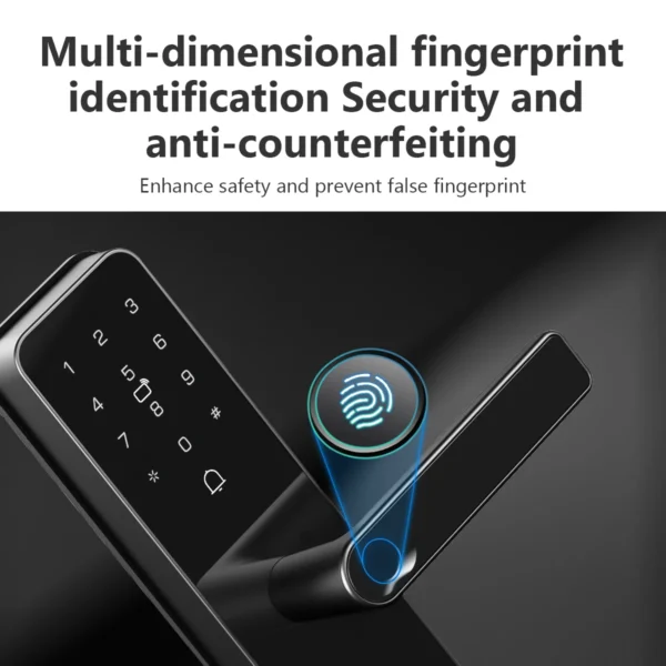 S2fbd1633fec84d948387b71dc05406612.webp IMOU Smart Biometric Door Lock - Fingerprint & Bluetooth Access