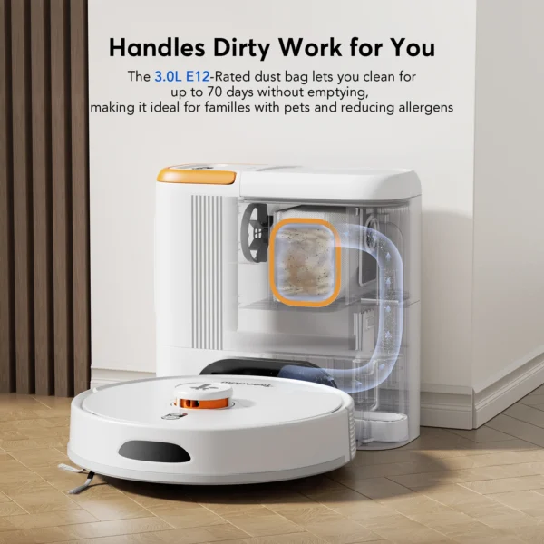 Automatic Robot Vacuum & Mop - Wet & Dry Floor Cleaner