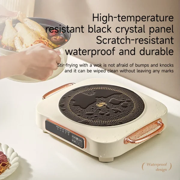 S4382c9b7aa03498c80c141e420f0ac14z.webp 2200W Infrared Ceramic Cooktop - Portable Electric Stove with 11 Heat Levels