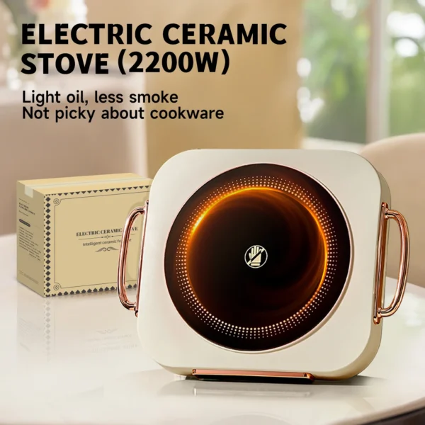 S61a7226ea9d54709abbc7c1091255b986.webp 2200W Infrared Ceramic Cooktop - Portable Electric Stove with 11 Heat Levels