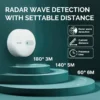 S6751eb782a3d4fa0a48303ae85c22eacO.webp MOES Zigbee Human Presence Sensor - Smart Radar Motion Detection