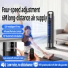 Bladeless Tower Fan, Quiet Operation, Remote Control, for Home Office Use, Floor Standing Air Cooler