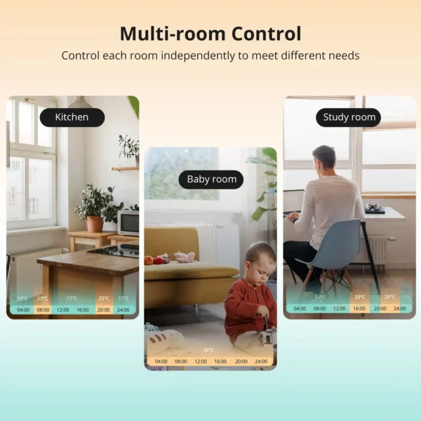S7f7b9d3383e844b3ab2f2b445641d755Q.webp SONOFF TRVZB Zigbee Smart Thermostatic Radiator Valve - App Remote Control