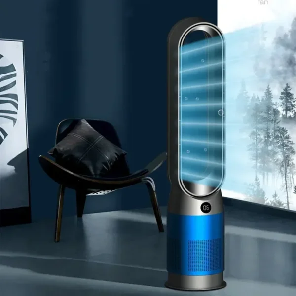 42-Inch Bladeless Tower Fan - Cooling & Heating Air Purifier