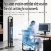 Bladeless Tower Fan, Quiet Operation, Remote Control, for Home Office Use, Floor Standing Air Cooler
