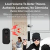 Wireless Outdoor Magnetic Door & Window Alarm - Waterproof Security Sensor