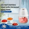 Sa1097d4c37da43bdb4ee748c63dd1ce4q.webp 350ML USB Electric Food Chopper - Multifunctional Meat & Vegetable Grinder