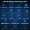 ABIR WD8 Robot Window Cleaner - Smart Glass Cleaning with Dual Water Spray