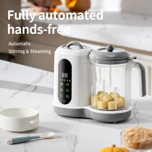 Sa4a410b44b7648ceb994c699840575e6c.webp Automatic Baby Food Maker - Steamer & Blender