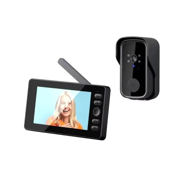 Sa7ec5347ef394a7e967e6e67e20e2e1au.webp Smart Wireless Video Doorbell - 1080P HD with Two-Way Audio