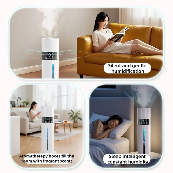 Sb4d1786c3c724c4c9fd685772f81168be.webp 7L Smart Ultrasonic Air Humidifier - Cool Mist Diffuser with Night Light