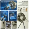 Sb53b32e955ff4aeca6c0d15e55fdc471r.webp 10000mAh Rechargeable Camping Fan - Portable Tent Fan with LED Light & Power Bank