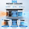 SIHAO Portable Air Cooler Fan - Rechargeable Mist Cooling Fan