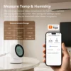 Matter WiFi Smart IR Thermostat - Universal AC Remote with Temperature & Humidity Sensor