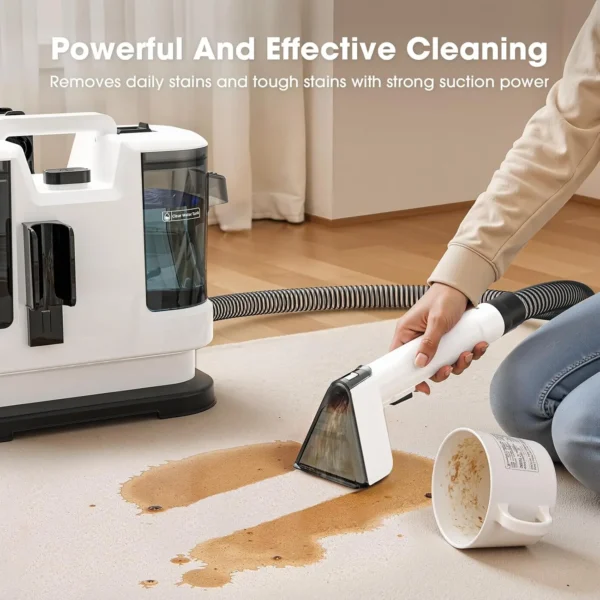 Se2ca89d0515e4c479be2dec3b1c29fc8K.webp Portable Carpet Cleaner Machine - 13kPa Wet & Dry Deep Cleaner