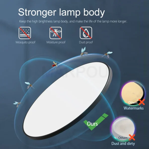 Se5b8bd424cd74c58841a093a3c213e4bi.webp MARPOU Smart LED Ceiling Light - Dimmable with Remote Control