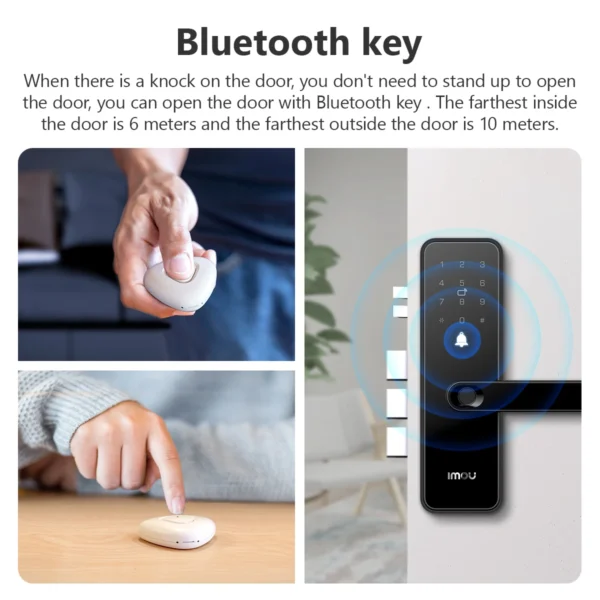 Sf9491f37ec0740c58f9b04bd48d20a85K.webp IMOU Smart Biometric Door Lock - Fingerprint & Bluetooth Access